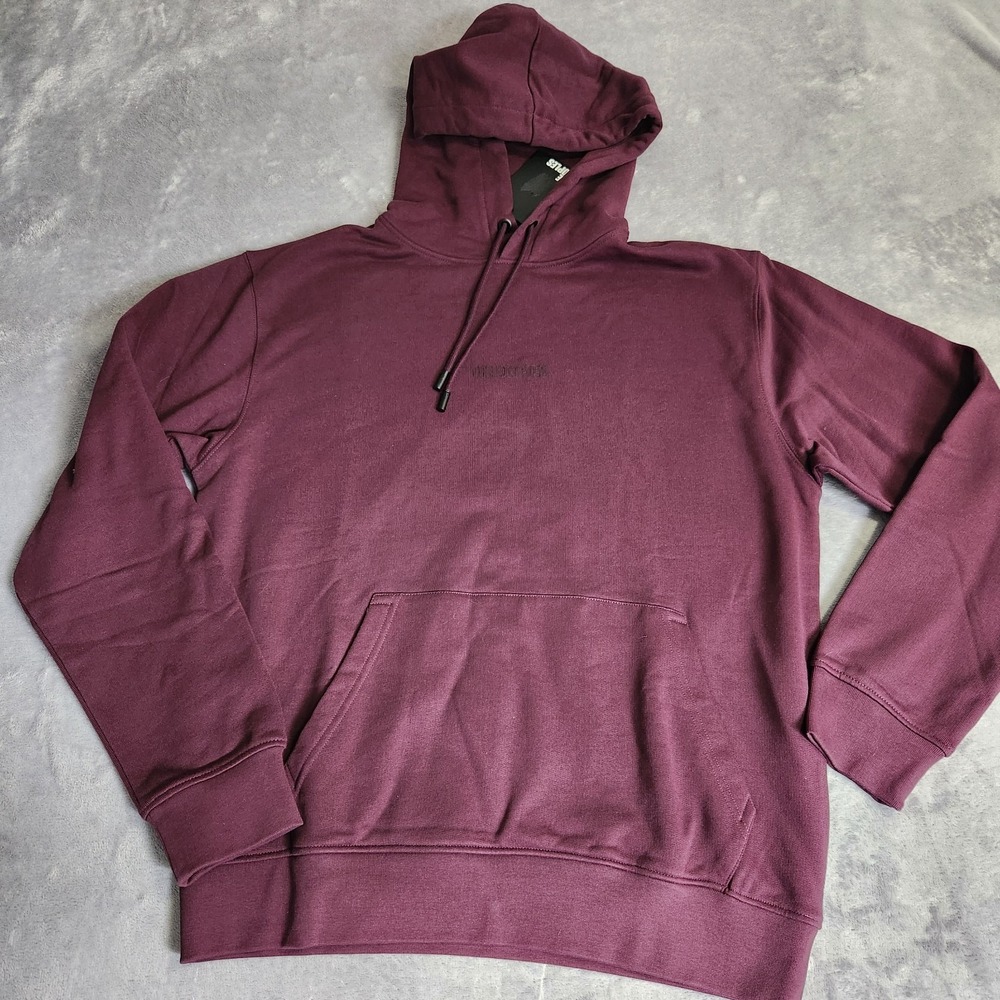 New The Kooples Hoodie Sweatshirt Maroon Medium M $245 Burgundy Soft Mens NWT